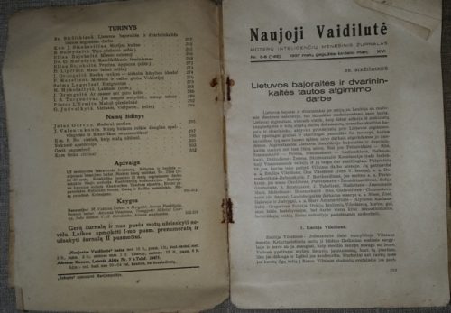 Naujoji Vaidilutė, 1937/5-6