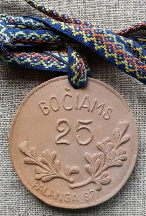 Molinis medalis "Bočiams 25. Palanga 1987"