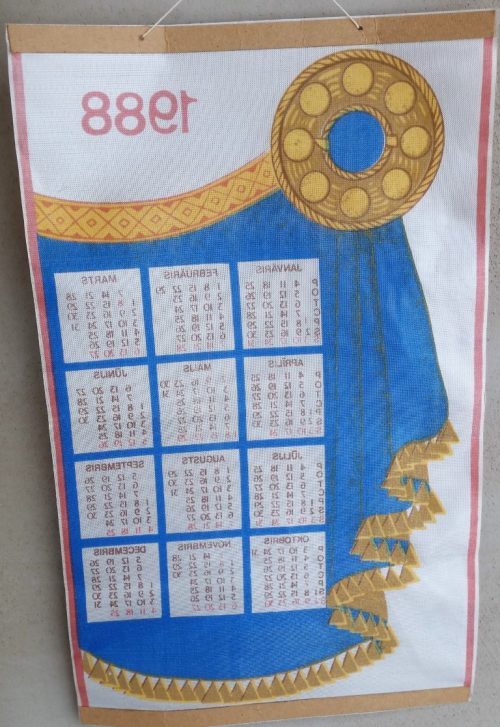 Sieninis kalendorius 1988