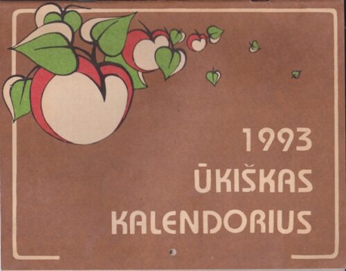 1993 ūkiškas kalendorius