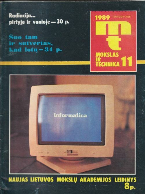 Mokslas ir technika, 1989/11