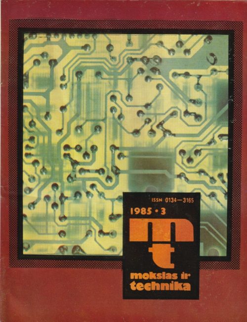 Mokslas ir technika, 1985/3