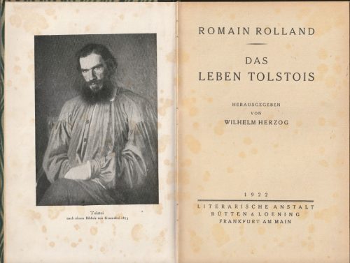 R. Rolland. Das leben Tolstois