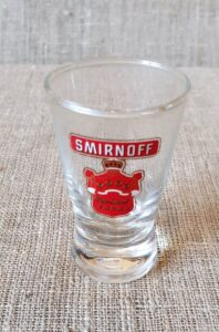 Stikliukas "Smirnoff"