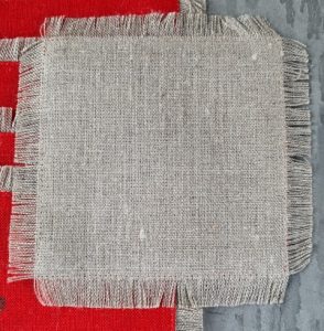 Lininių padėkliukų rinkinys, 6 vnt. - Image 2
