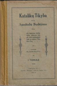 Katalikų tikyba sulig apaštalų sudėjimo, I tomas