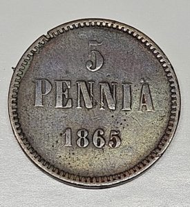5 pensai, 1865