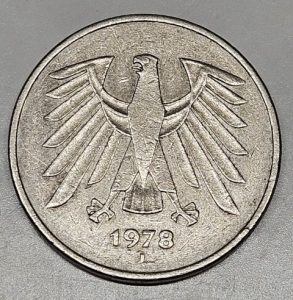 5 markės, 1978 - Image 2