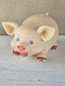 Guminis žaislas "Kiaulė taupyklė"