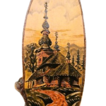 Medinis paveikslas iš beržo